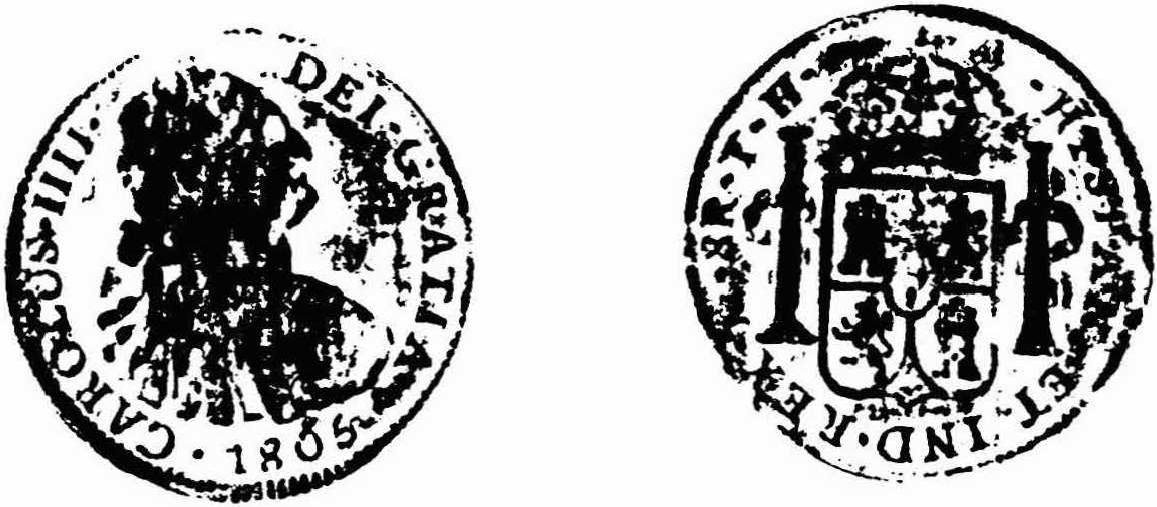 早期西班牙银币(俗称双柱)